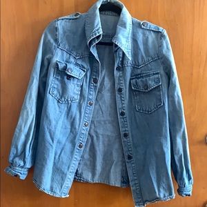 Denim lightweight jacket /skirt